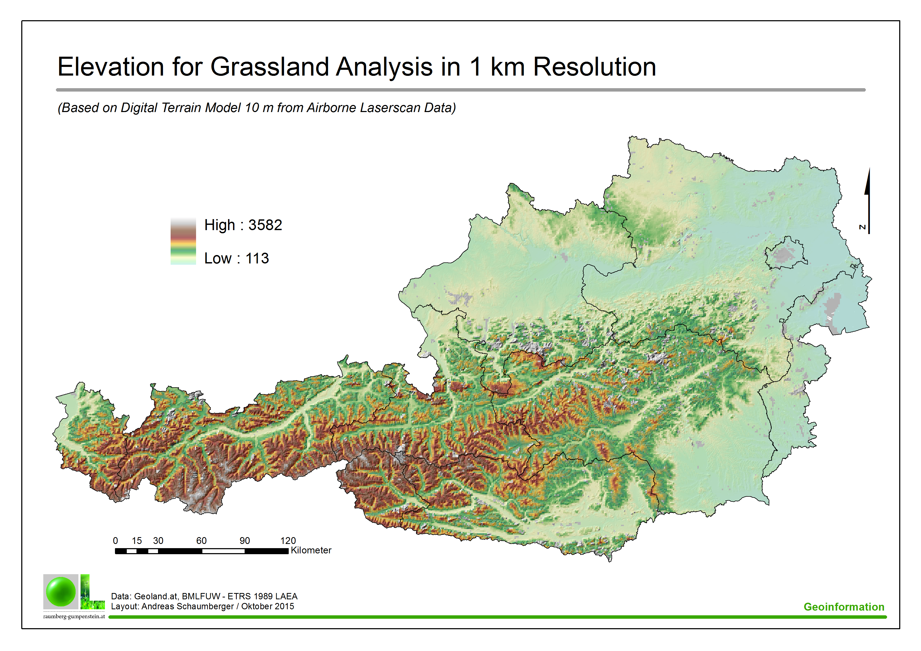 Elevation for Grassland Analysis